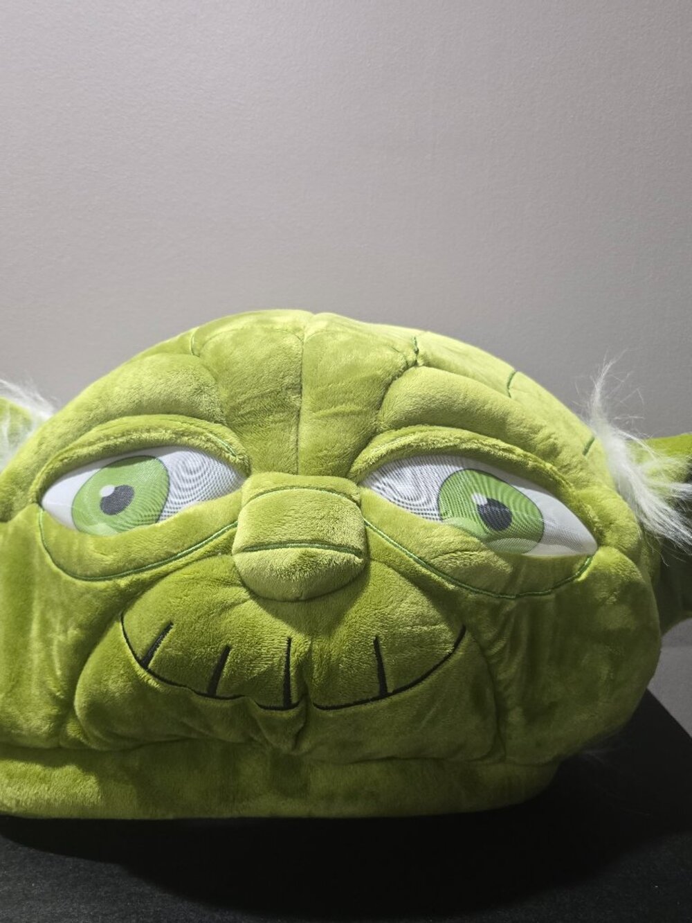 Rubies Star Wars Yoda Plush Wearable Head Mask Costume Adult Halloween GUC